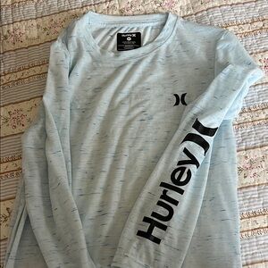 Hurley Light Blue Long Sleeve Tee